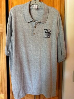 Arcadia shirt ,gray ,buttons 2XL